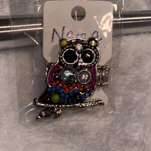 Nena Colorful Owl Stretch Ring